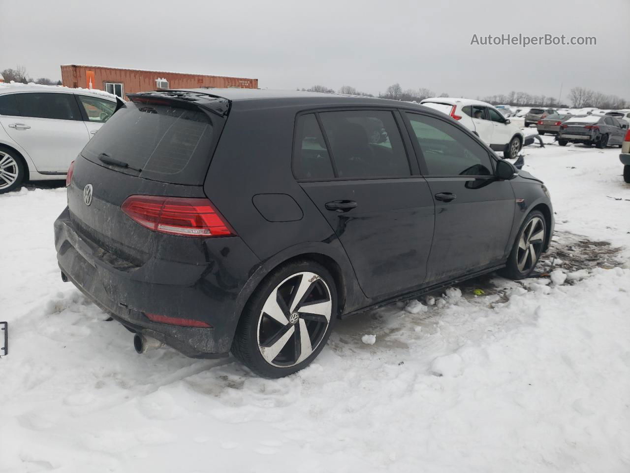 2018 Volkswagen Gti S/se Black vin: 3VW447AU1JM261441