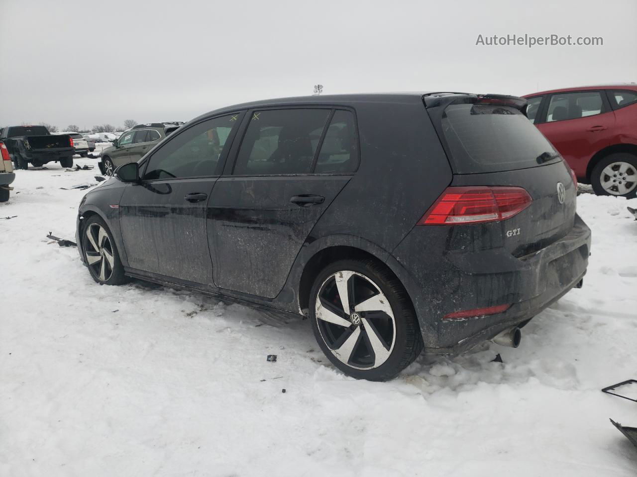 2018 Volkswagen Gti S/se Black vin: 3VW447AU1JM261441