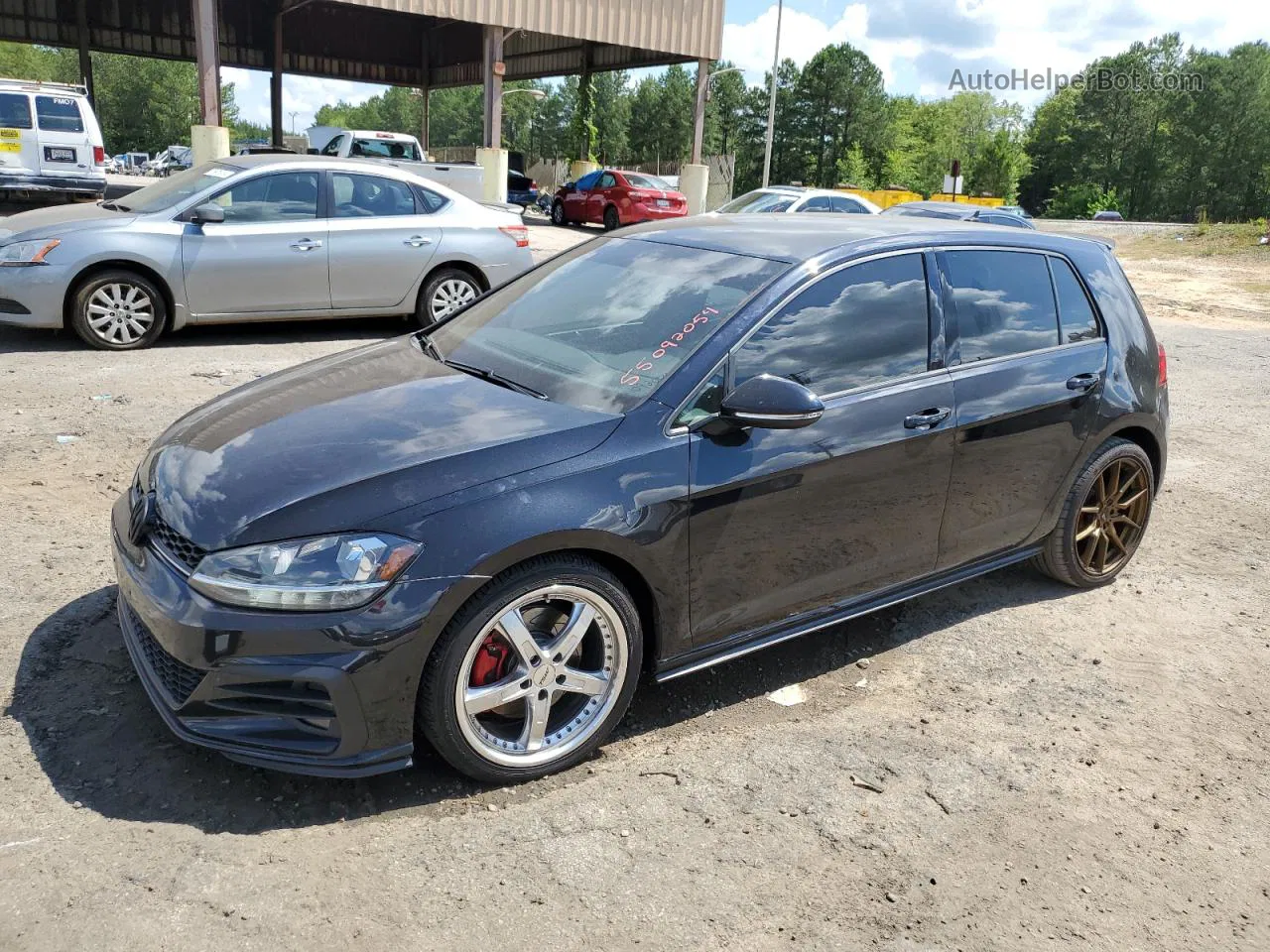 2018 Volkswagen Gti S/se Black vin: 3VW447AU1JM274500