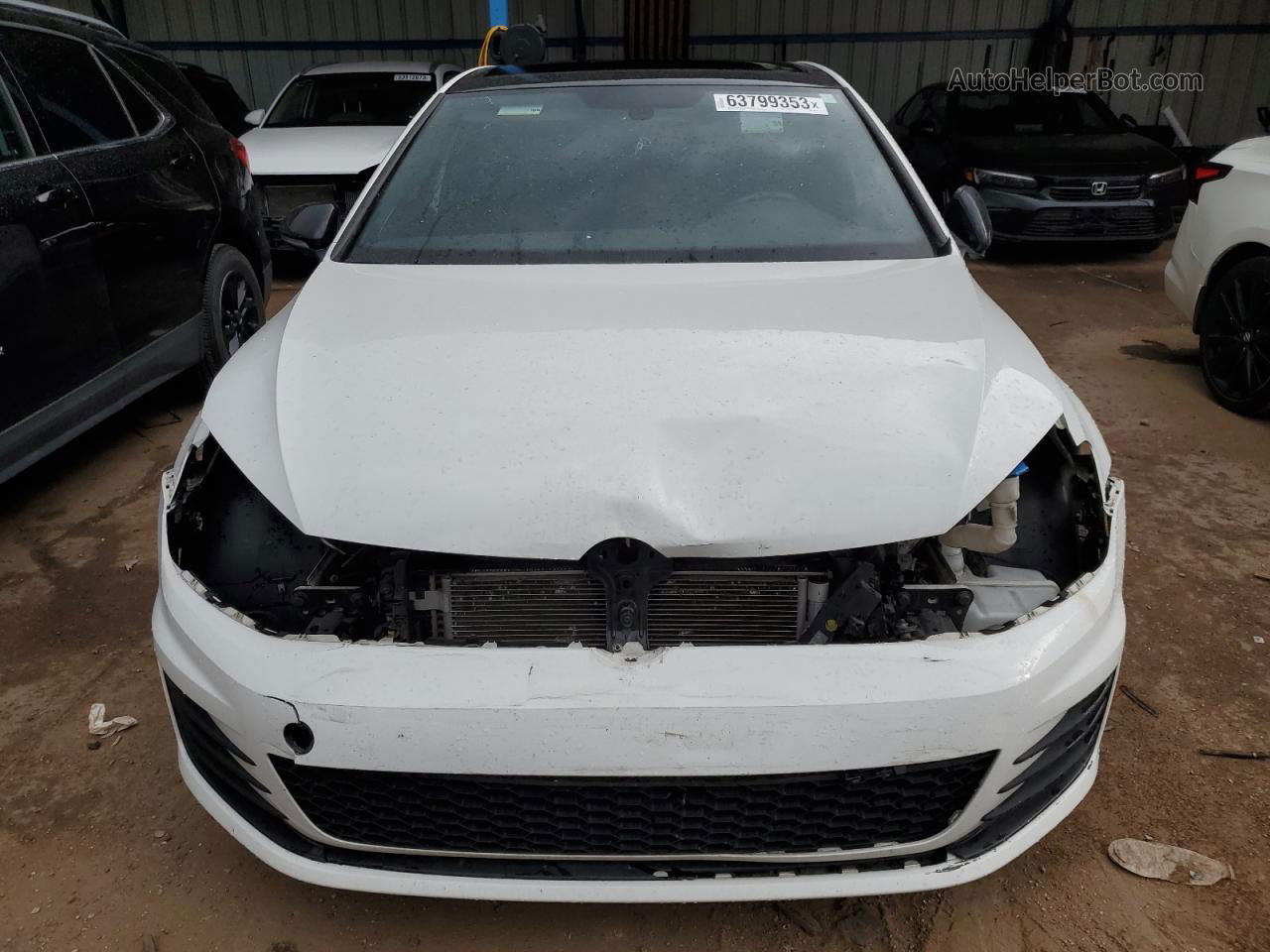 2016 Volkswagen Gti S/se White vin: 3VW447AU2GM006631