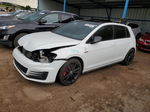 2016 Volkswagen Gti S/se White vin: 3VW447AU2GM006631