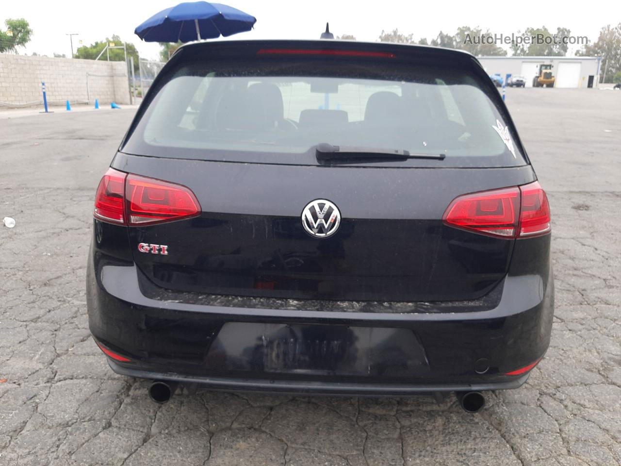 2016 Volkswagen Gti S/se Черный vin: 3VW447AU2GM054050