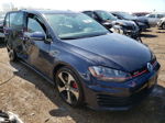 2017 Volkswagen Gti S/se Blue vin: 3VW447AU2HM058259