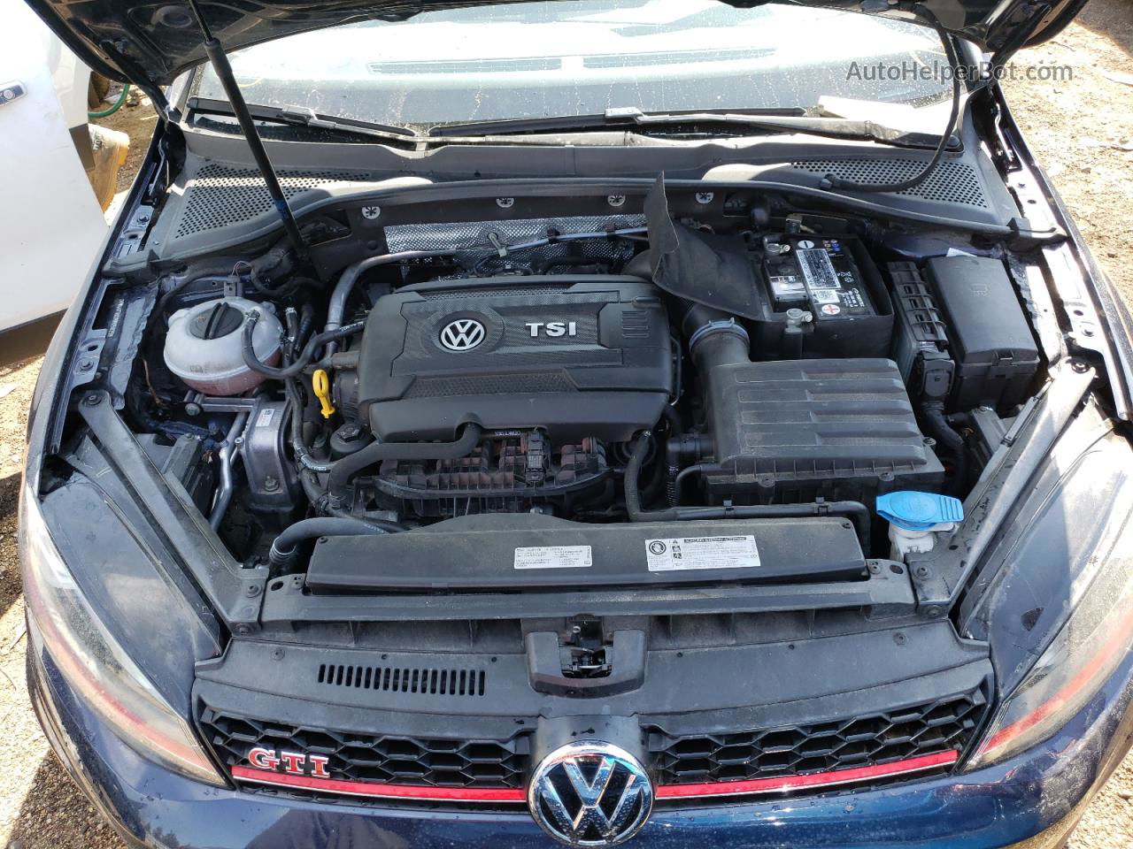2017 Volkswagen Gti S/se Синий vin: 3VW447AU2HM058259