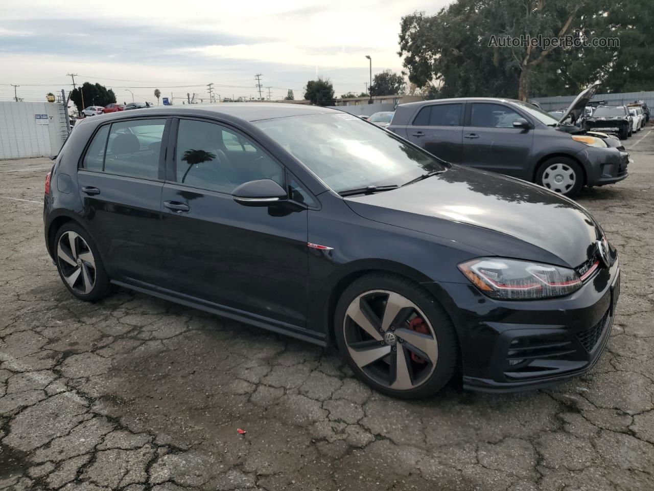 2018 Volkswagen Gti S/se Black vin: 3VW447AU2JM266406