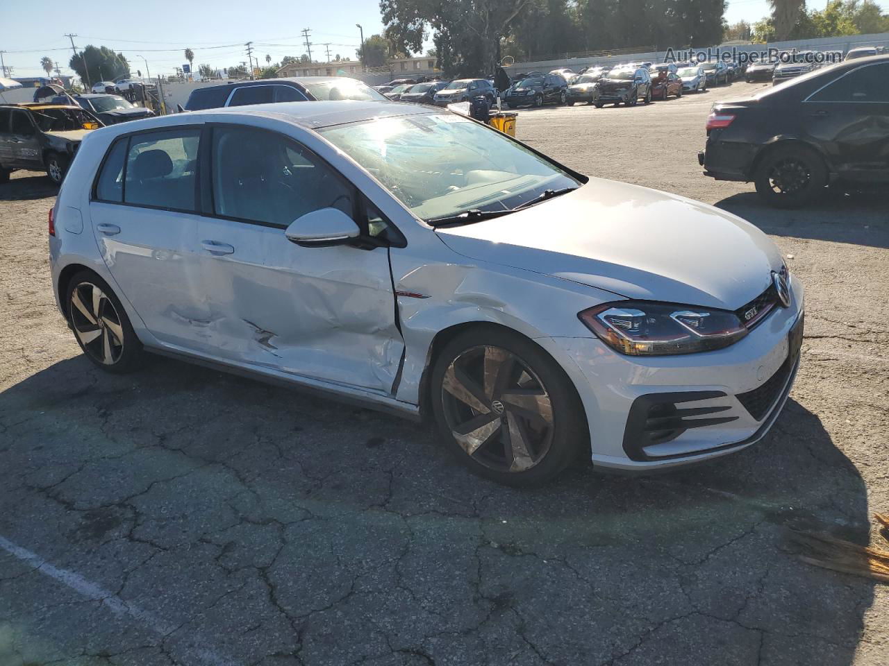 2018 Volkswagen Gti S/se Gray vin: 3VW447AU2JM285733