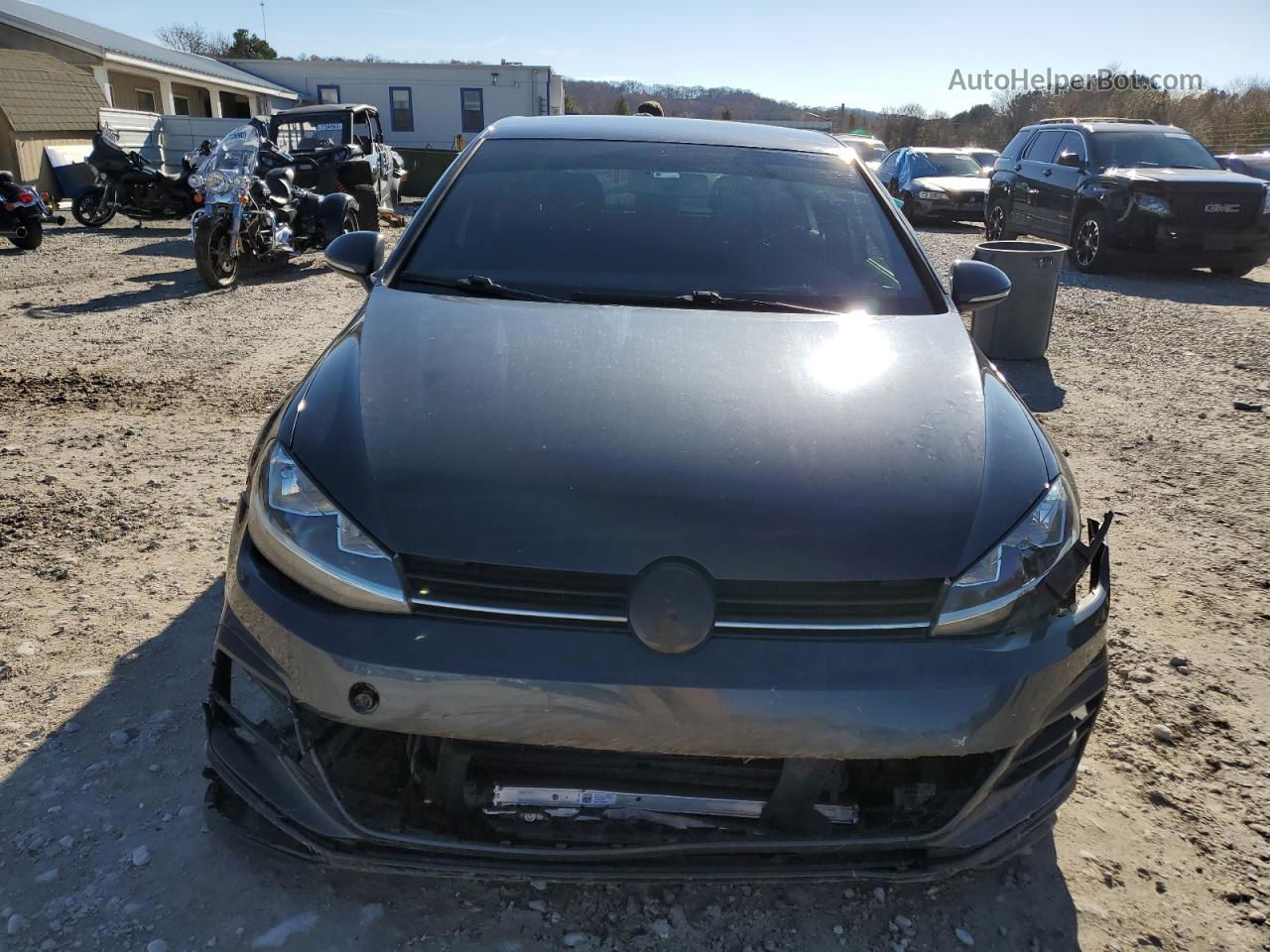 2018 Volkswagen Gti S/se Blue vin: 3VW447AU2JM288342