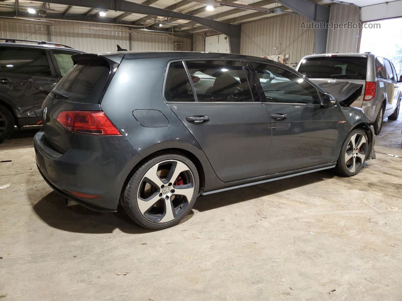 2016 Volkswagen Gti S/se Charcoal vin: 3VW447AU3GM031781