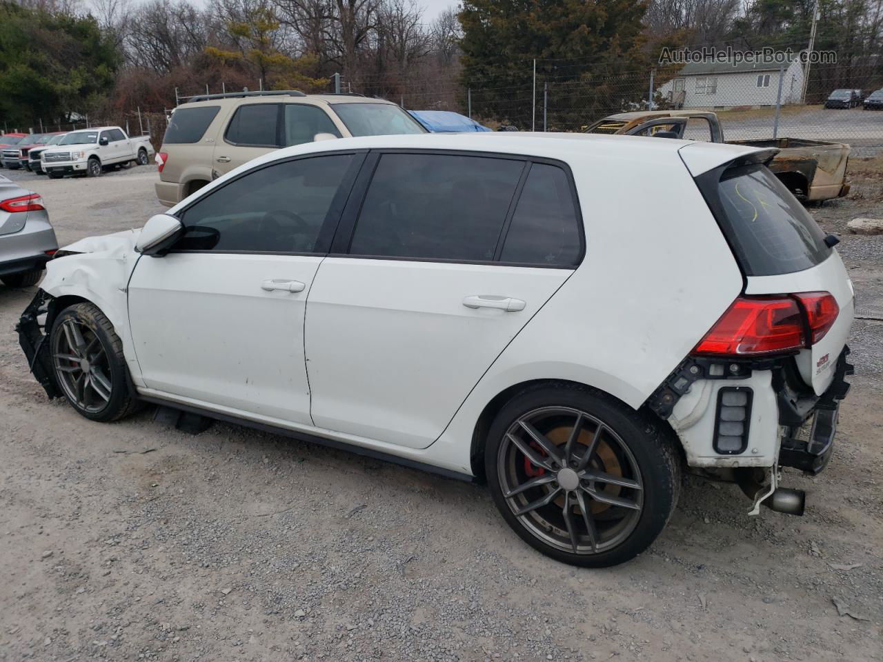 2017 Volkswagen Gti S/se White vin: 3VW447AU3HM008695