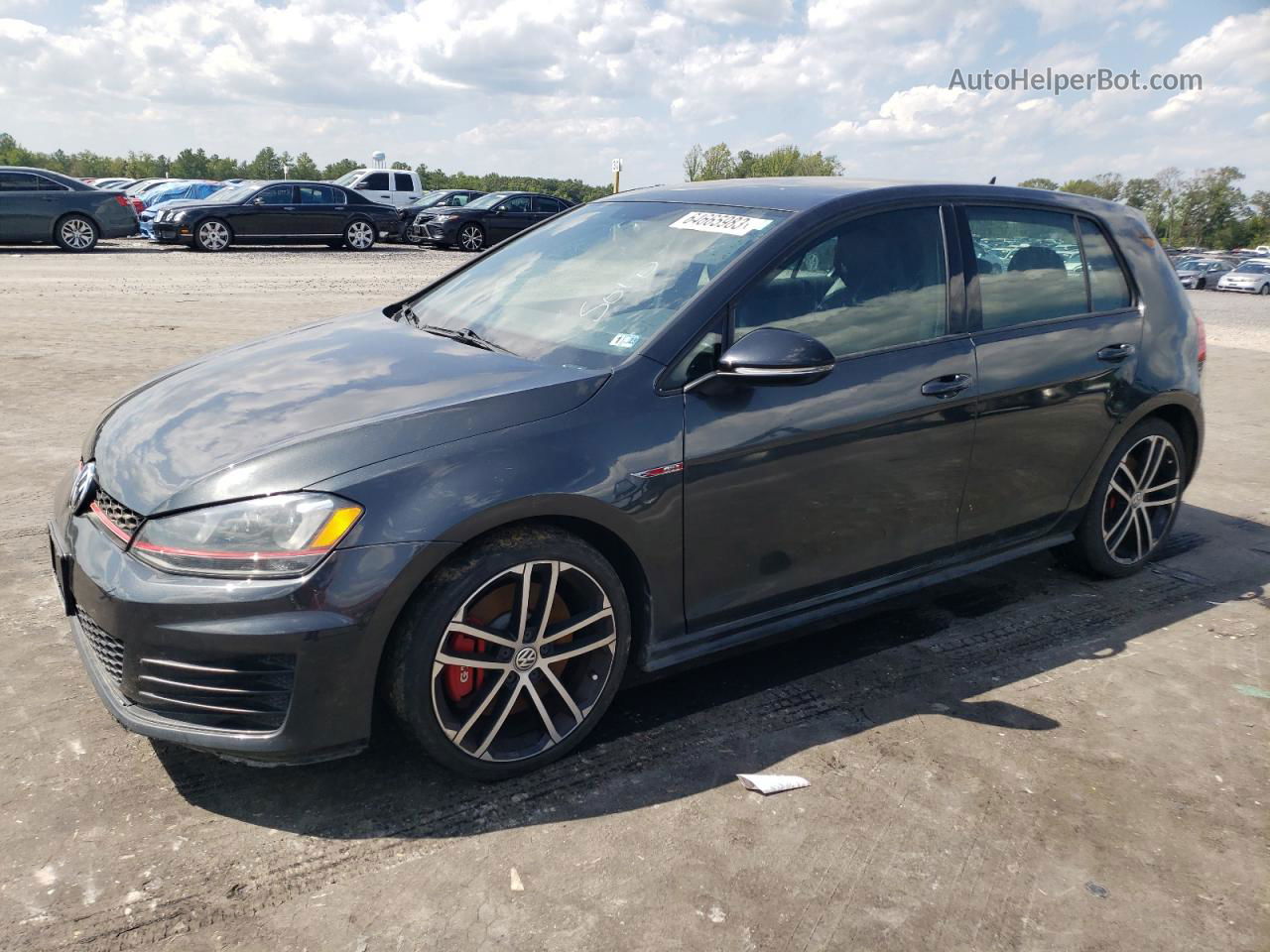 2017 Volkswagen Gti S/se Gray vin: 3VW447AU3HM010270