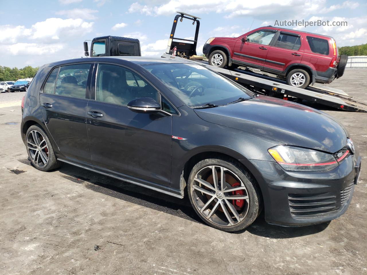 2017 Volkswagen Gti S/se Gray vin: 3VW447AU3HM010270