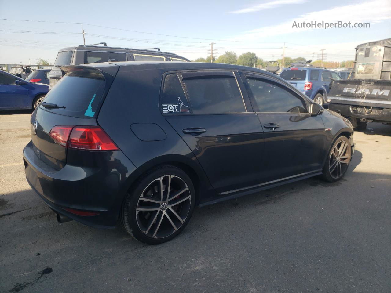 2017 Volkswagen Gti S/se Gray vin: 3VW447AU3HM014125