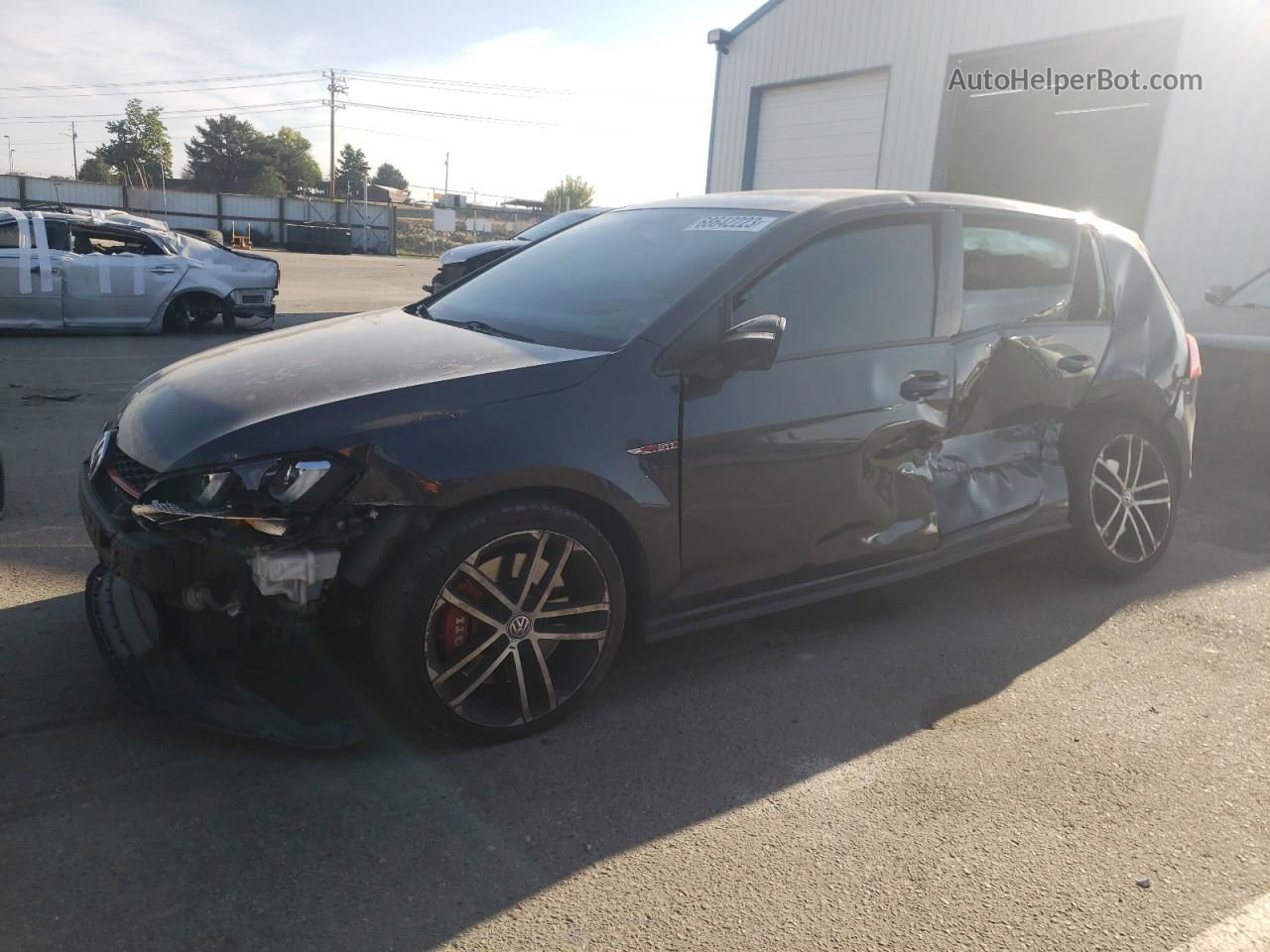 2017 Volkswagen Gti S/se Gray vin: 3VW447AU3HM014125