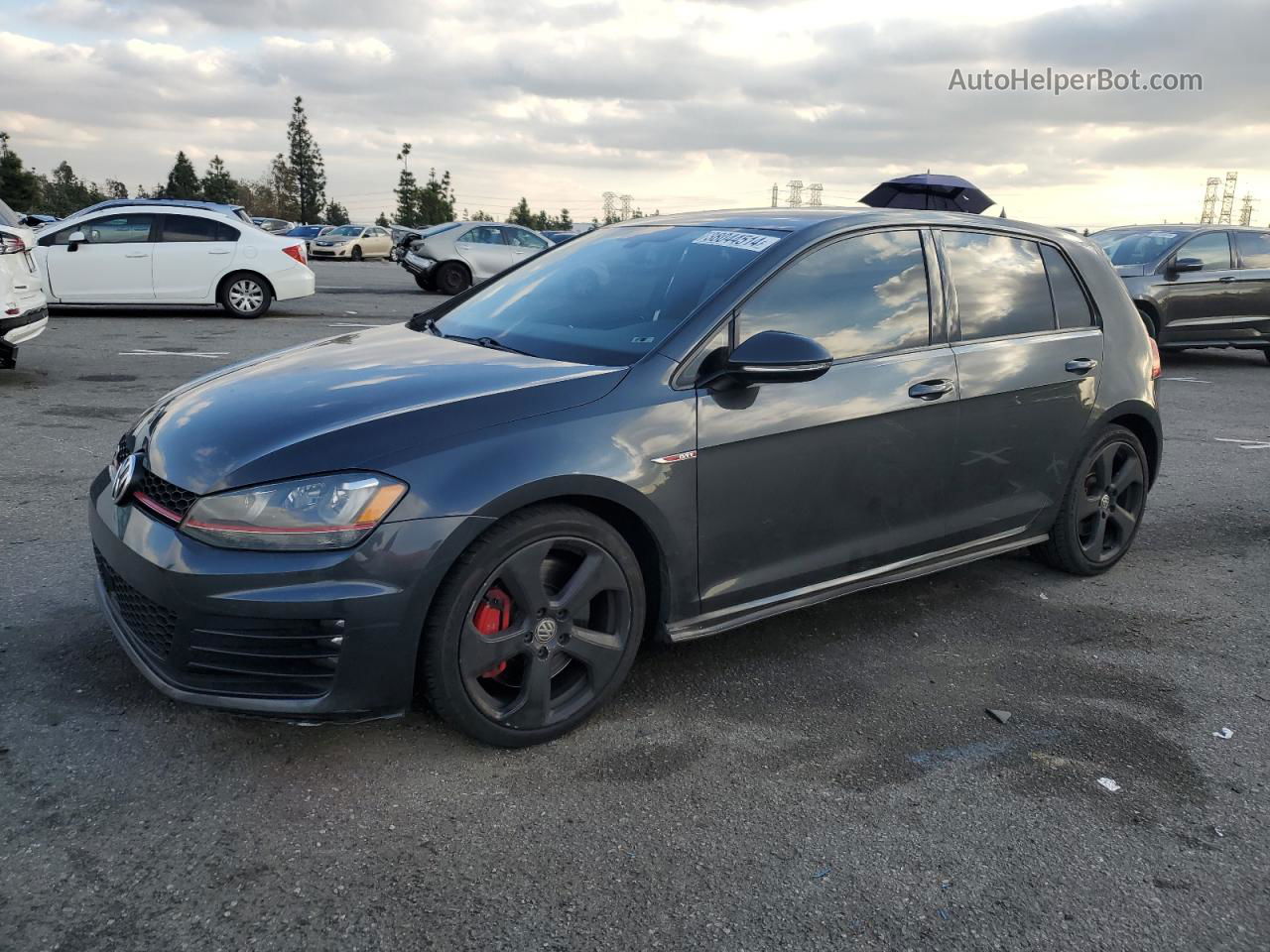 2017 Volkswagen Gti S/se Charcoal vin: 3VW447AU3HM023343