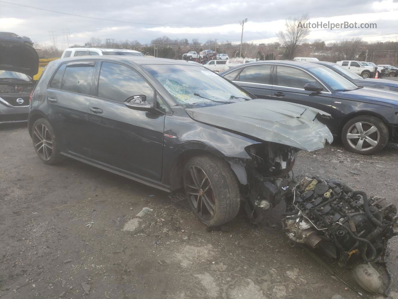 2017 Volkswagen Gti S/se Charcoal vin: 3VW447AU3HM044029