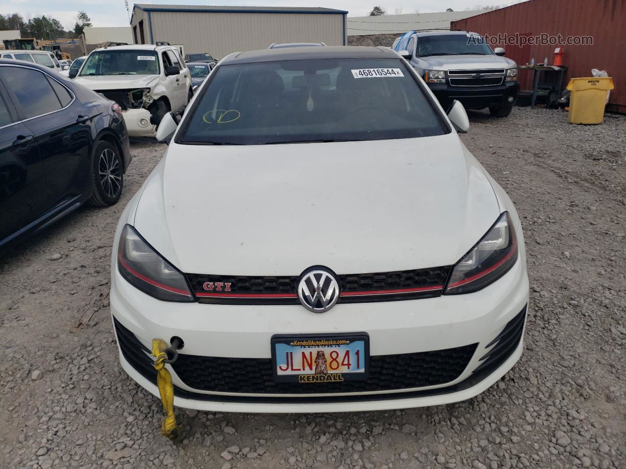 2017 Volkswagen Gti S/se White vin: 3VW447AU3HM064037