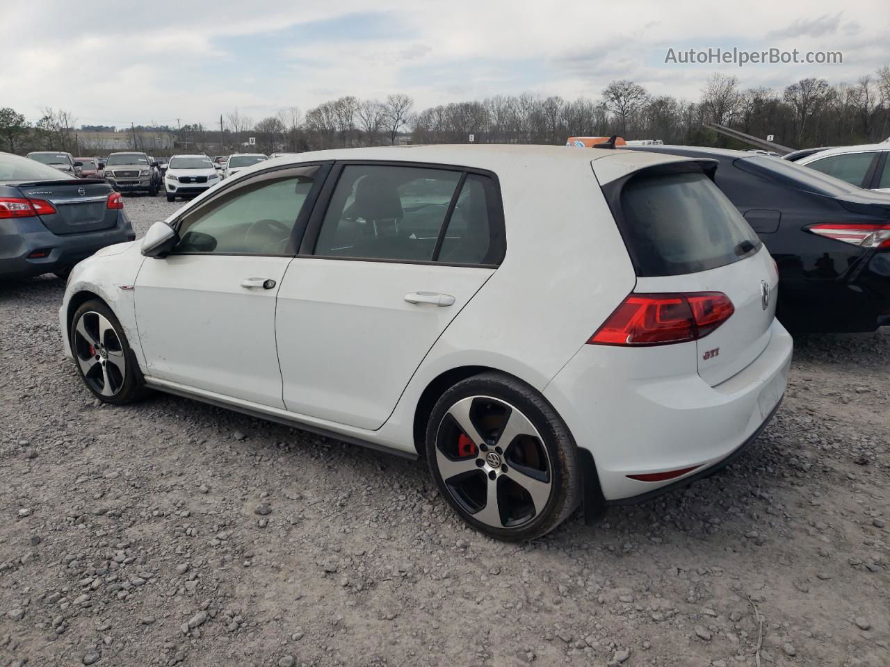 2017 Volkswagen Gti S/se White vin: 3VW447AU3HM064037