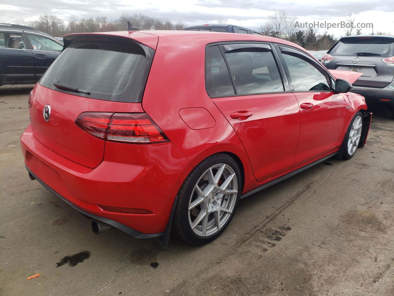 2018 Volkswagen Gti S/se Red vin: 3VW447AU3JM256838