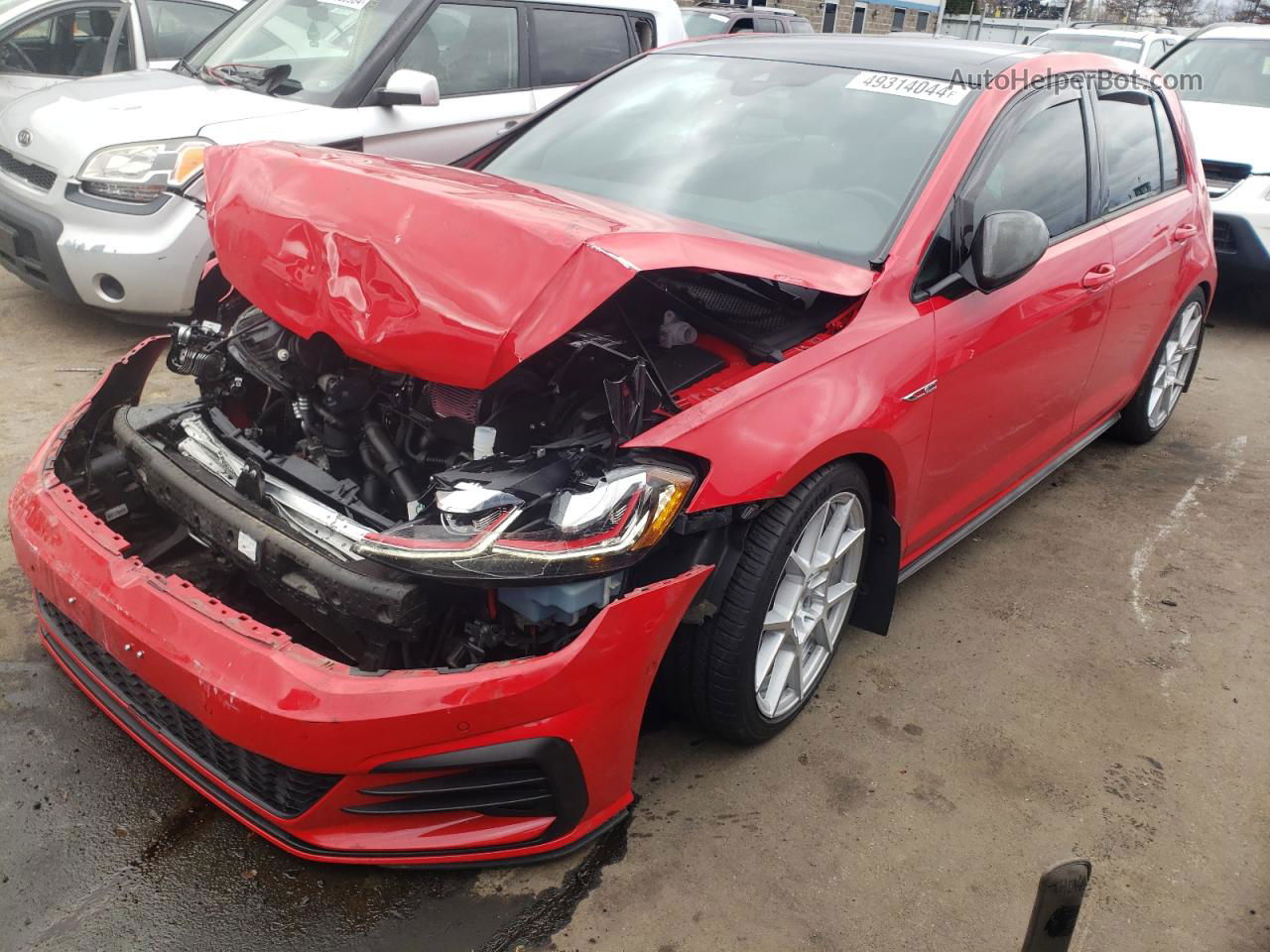 2018 Volkswagen Gti S/se Red vin: 3VW447AU3JM256838