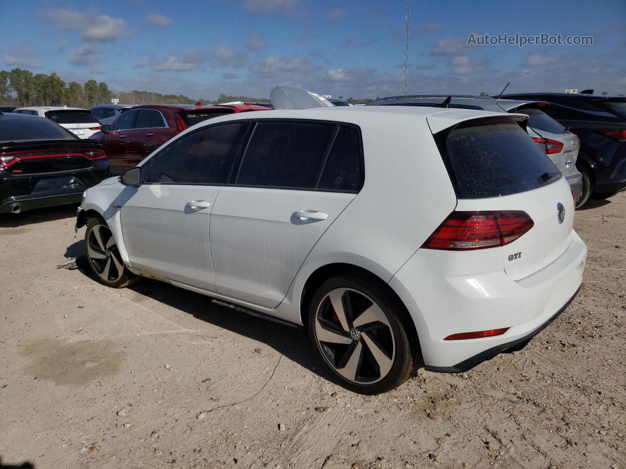 2018 Volkswagen Gti S/se White vin: 3VW447AU3JM267483