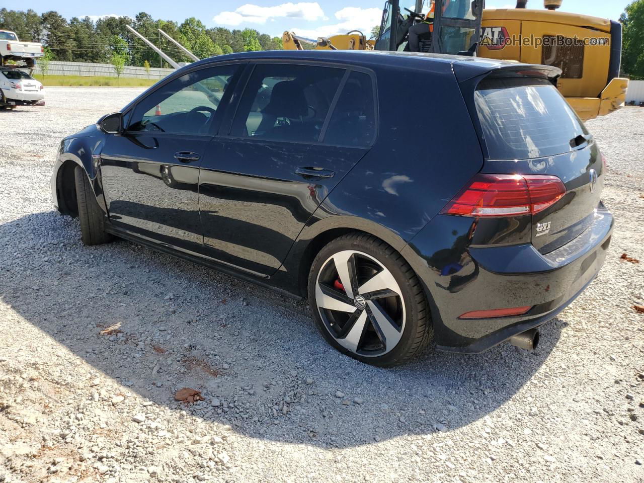2018 Volkswagen Gti S/se Black vin: 3VW447AU3JM281304