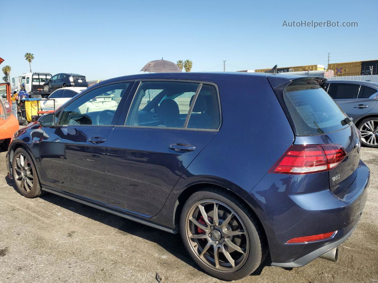 2018 Volkswagen Gti S/se Blue vin: 3VW447AU3JM286423