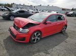 2016 Volkswagen Gti S/se Red vin: 3VW447AU4GM025987