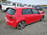 2016 Volkswagen Gti S/se Red vin: 3VW447AU4GM025987