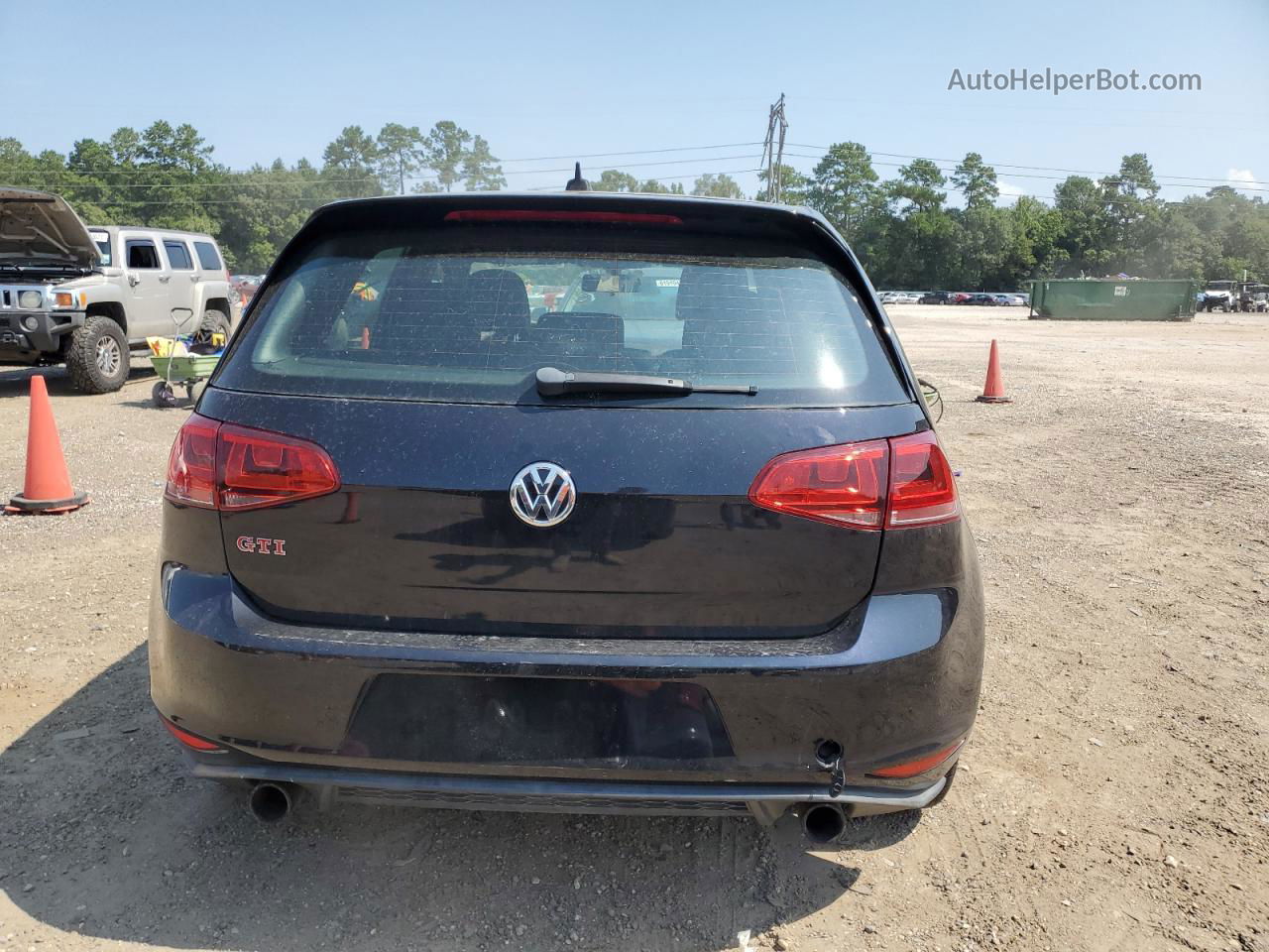 2016 Volkswagen Gti S/se Black vin: 3VW447AU4GM033295