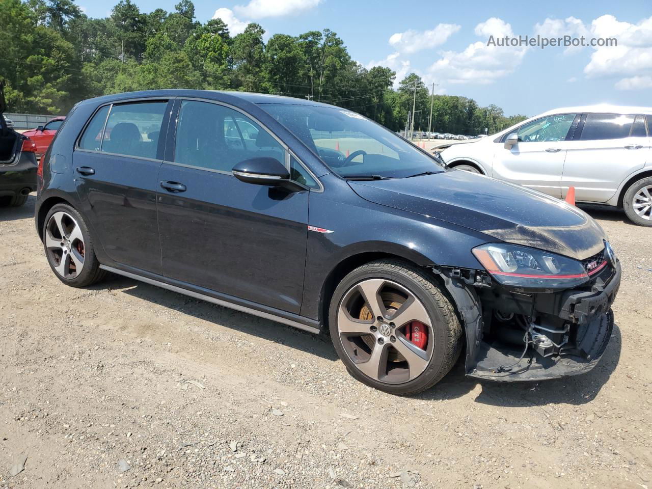 2016 Volkswagen Gti S/se Black vin: 3VW447AU4GM033295