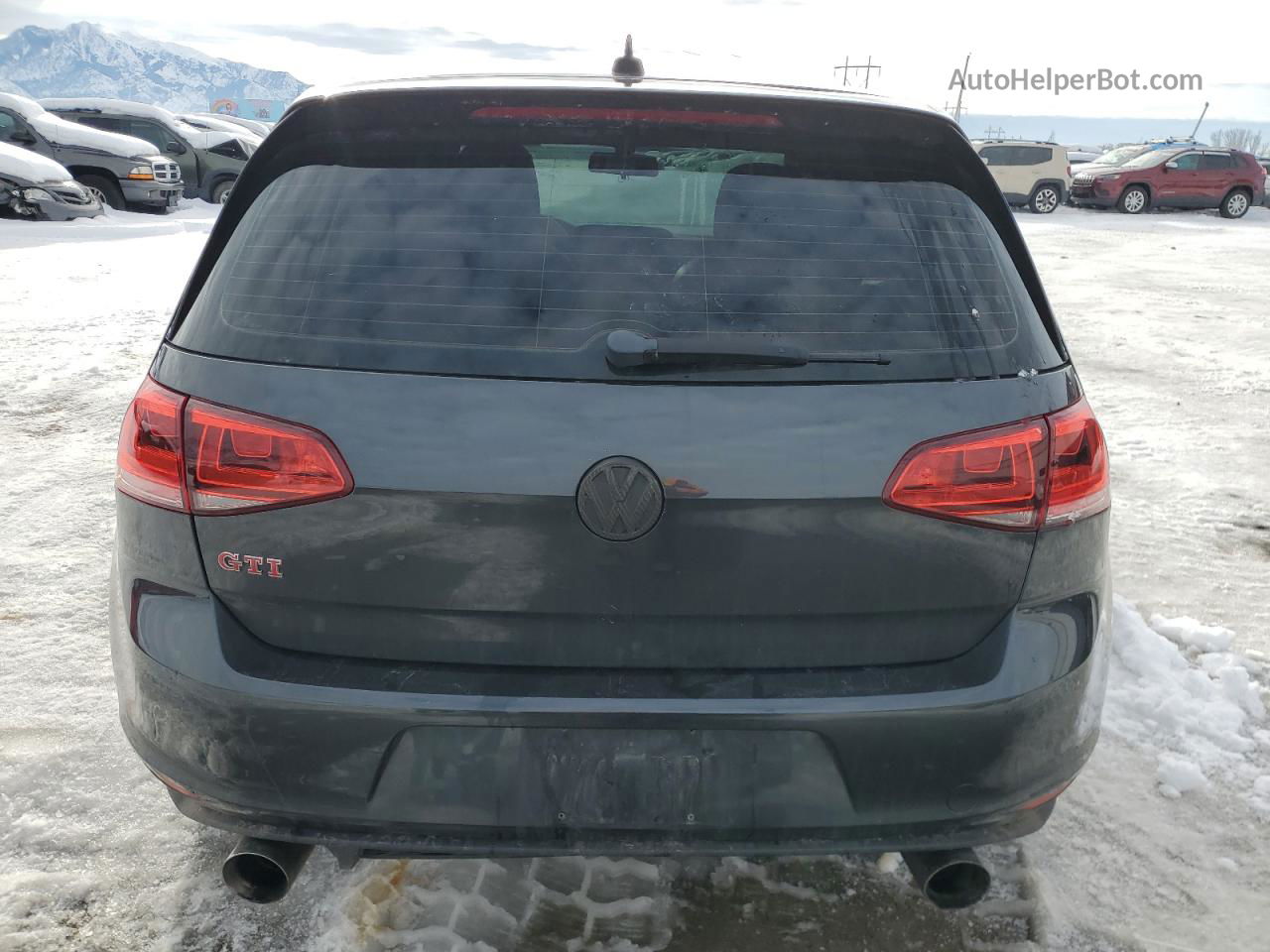 2016 Volkswagen Gti S/se Черный vin: 3VW447AU4GM034124