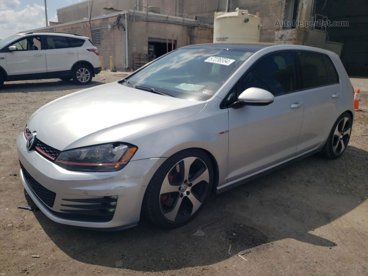 2016 Volkswagen Gti S/se Серебряный vin: 3VW447AU4GM048220