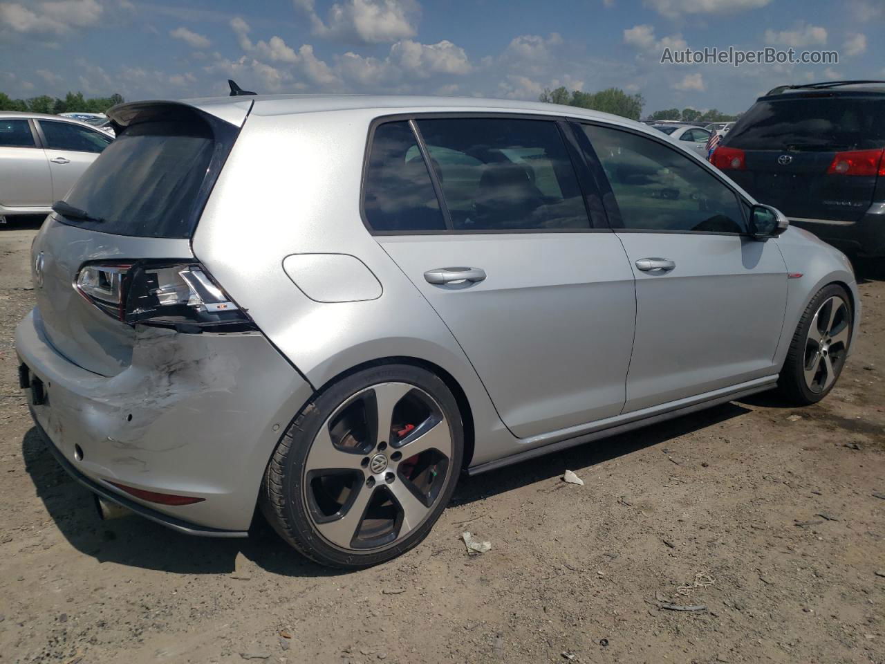 2016 Volkswagen Gti S/se Silver vin: 3VW447AU4GM048220