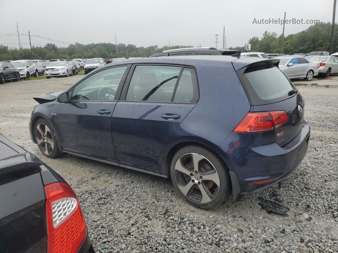 2016 Volkswagen Gti S/se Blue vin: 3VW447AU4GM061081