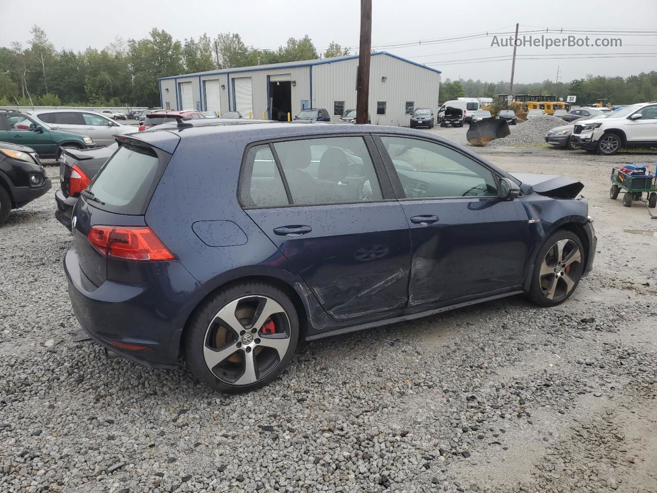 2016 Volkswagen Gti S/se Blue vin: 3VW447AU4GM061081