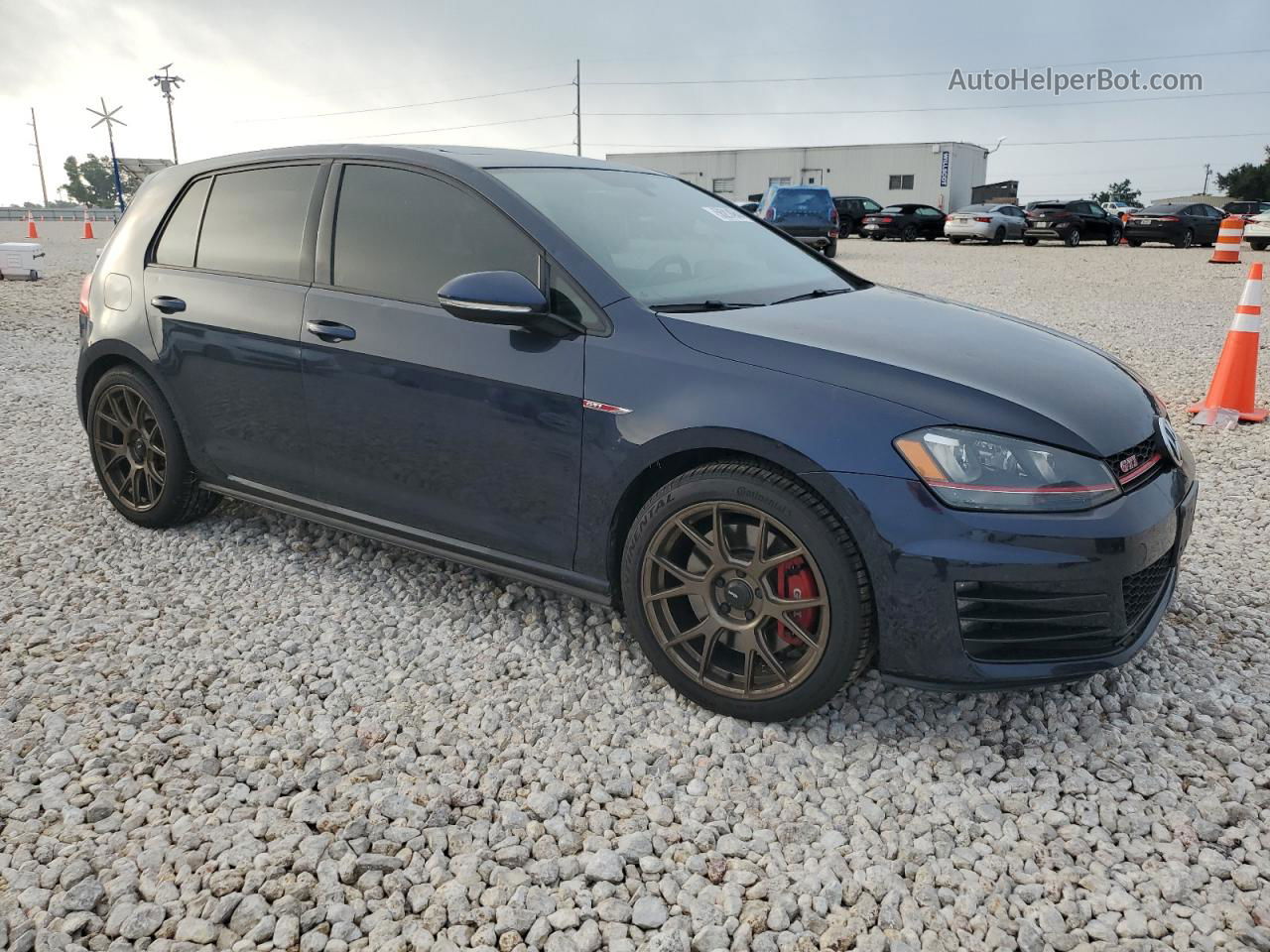 2016 Volkswagen Gti S/se Blue vin: 3VW447AU4GM066782