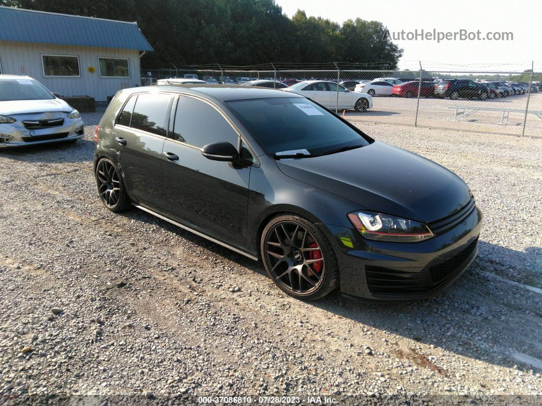 2017 Volkswagen Golf Gti Sport Черный vin: 3VW447AU4HM007183