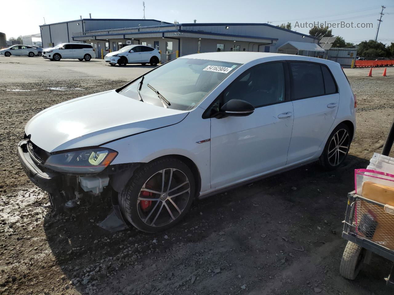 2017 Volkswagen Gti S/se White vin: 3VW447AU4HM008785