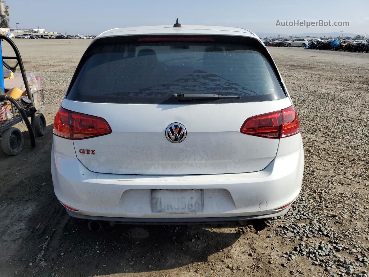 2017 Volkswagen Gti S/se White vin: 3VW447AU4HM008785