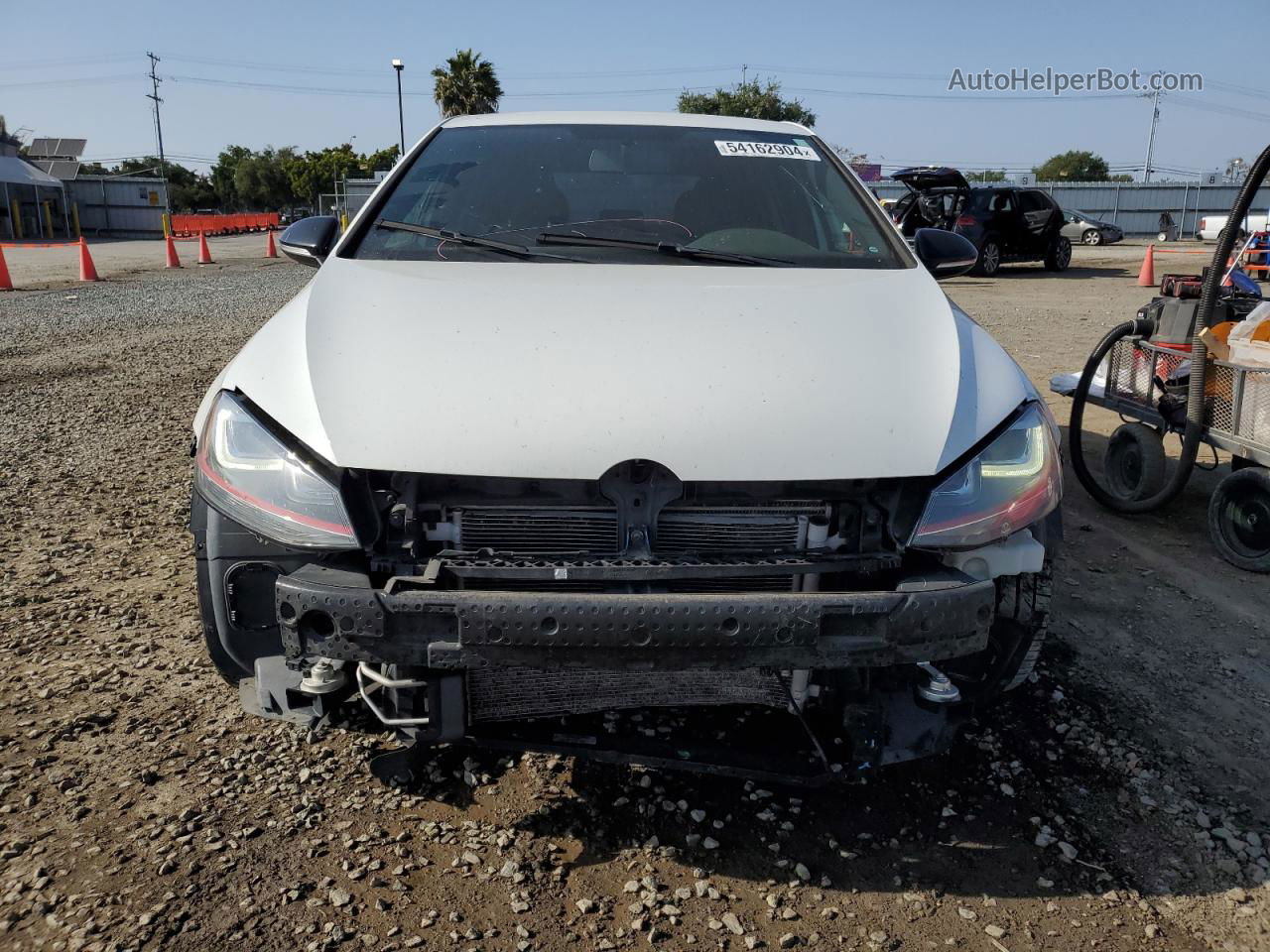 2017 Volkswagen Gti S/se White vin: 3VW447AU4HM008785