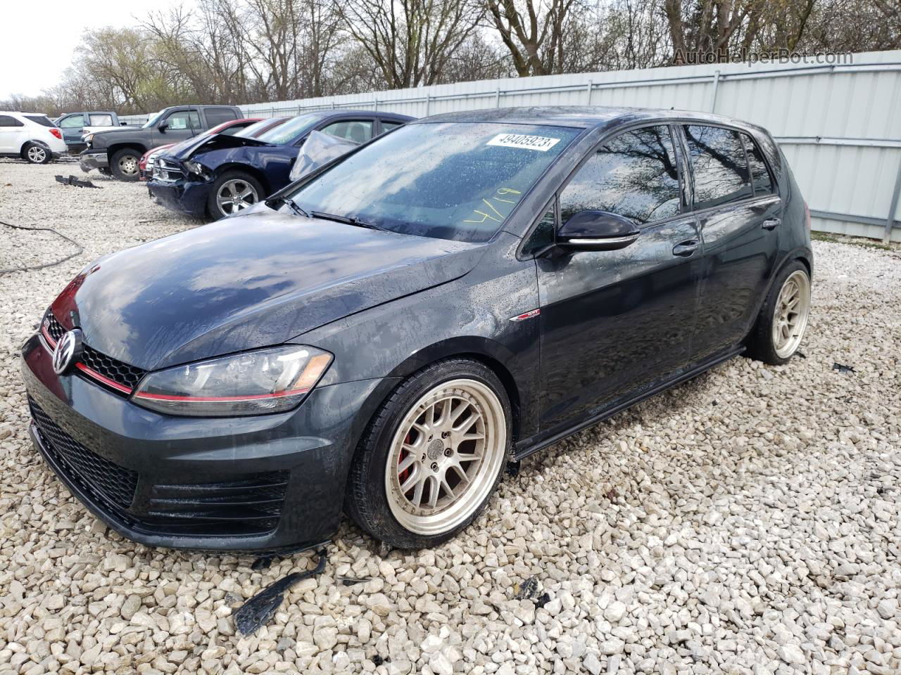 2017 Volkswagen Gti S/se Gray vin: 3VW447AU4HM010276