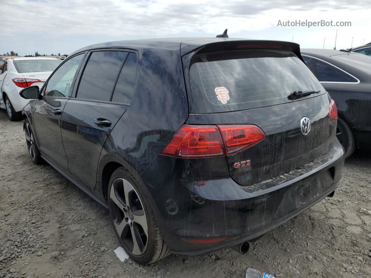 2017 Volkswagen Gti S/se Black vin: 3VW447AU4HM020242