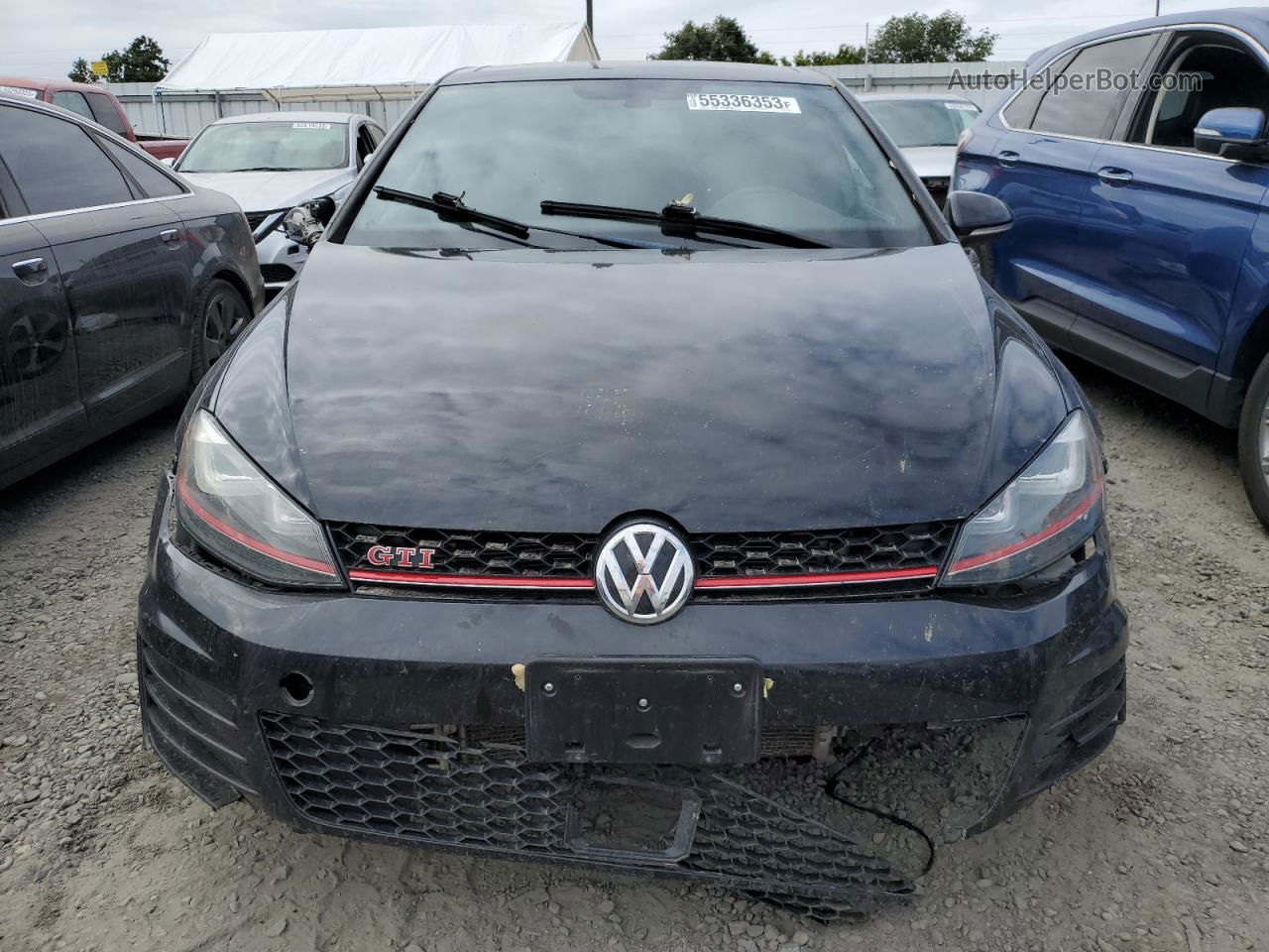 2017 Volkswagen Gti S/se Black vin: 3VW447AU4HM020242