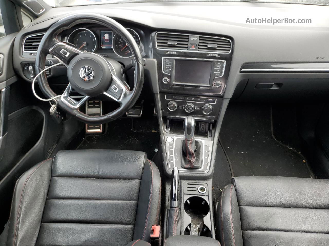 2017 Volkswagen Gti S/se Черный vin: 3VW447AU4HM020242