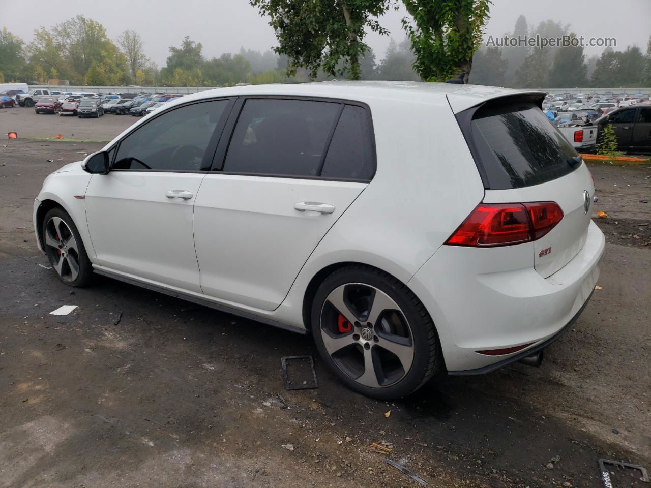 2017 Volkswagen Gti S/se White vin: 3VW447AU4HM027157