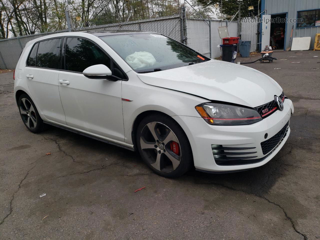 2017 Volkswagen Gti S/se Белый vin: 3VW447AU4HM027157