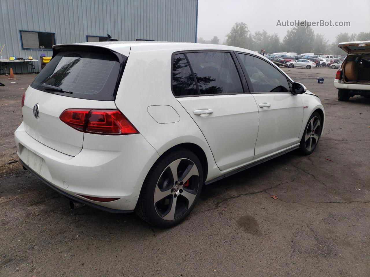 2017 Volkswagen Gti S/se White vin: 3VW447AU4HM027157