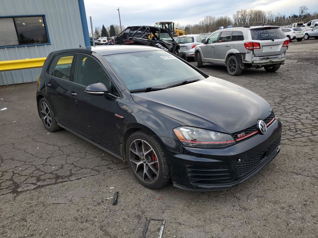 2017 Volkswagen Gti S/se Black vin: 3VW447AU4HM066220