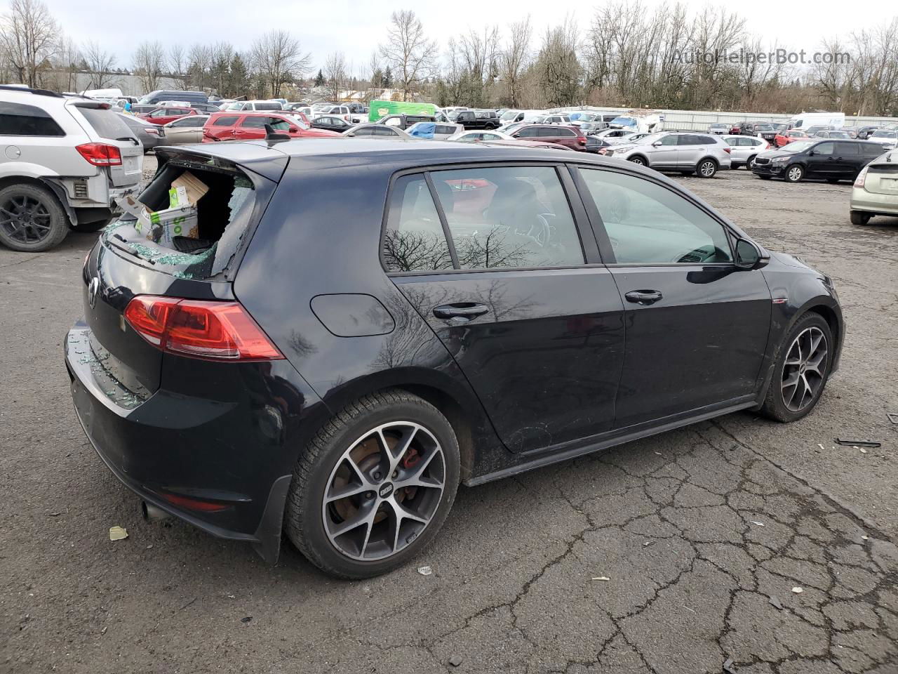 2017 Volkswagen Gti S/se Черный vin: 3VW447AU4HM066220