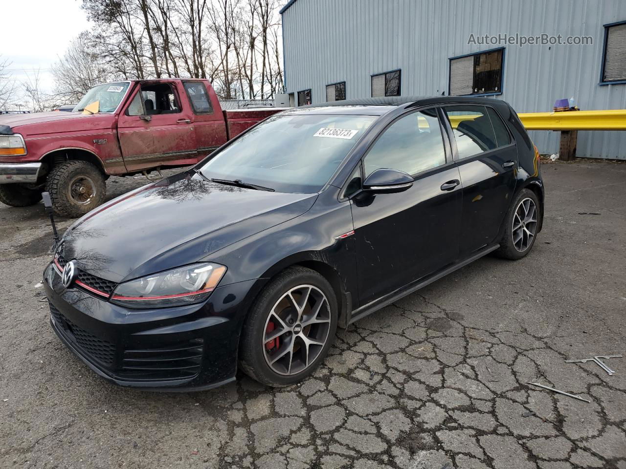 2017 Volkswagen Gti S/se Black vin: 3VW447AU4HM066220